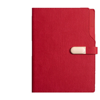 Individuelles Logo A5 Leder-Notizbuch und Stift Geschenkbox-Set Unternehmens-Werbegeschenk Mitarbeiter-Anerkennung