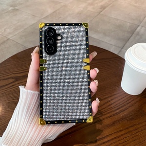 <span class=keywords><strong>Custodia</strong></span> Glitterata Antiurto con Bordo Dritto e Supporto Magnetico per <span class=keywords><strong>Samsung</strong></span> <span class=keywords><strong>A40</strong></span> A02, Stile Femminile alla Moda - Product Image 6