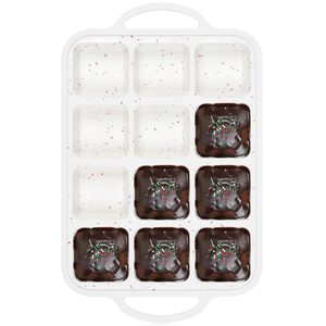 MUYULINS Factory 12-cup LFGB non-stick BPA Free metal reinforced frame square <b>silicone</b> cake pan American muffin tray <b>baking</b> - Product Image 1