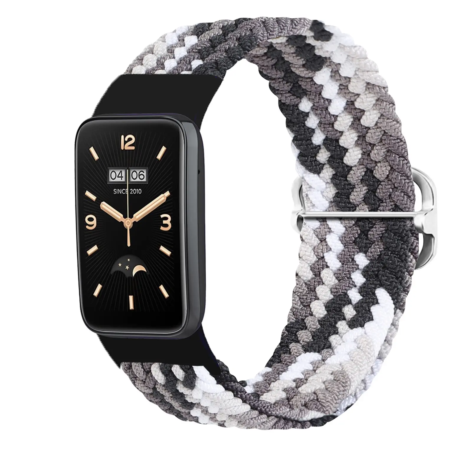 Elastic Solo Braided Loop Fabric Nylon Woven Watch Strap for Xiaomi Mi band 7 Pro