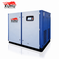 Compresseur d'air rotatif à vis stationnaire 160KW 200HP 380V-480V 28,5m³/min 1018CFM pour la production industrielle continue des grandes usines