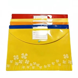 Bolsas de Archivo de Plástico con Diseño Floral, Lindas y Modernas, para Estudiantes, Económicas, Coloridas y Portátiles, con Logotipo Personalizado - Product Image 1