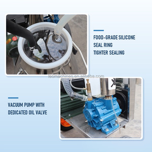 Machine à traire <span class=keywords><strong>manuelle</strong></span> non électrique, traiteur portable pour vache, chèvre, mouton, usage domestique et laitier - Product Image 3