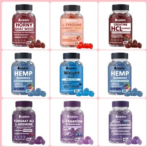 Aogubio Home Fitness Equipment Gym Pre Workout Energy Gummies Vitamin All <span class=keywords><strong>Natural</strong></span> Suplemento Gummies Build <span class=keywords><strong>Muscle</strong></span> Weight <span class=keywords><strong>Gain</strong></span> - Product Image 3