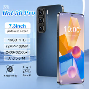 New Listing Hot50 Pro 7.3-Inch Android Incell Screen <strong>Mobile</strong> <strong>Phone</strong> 16G 1TB Storage True <strong>4G</strong> LTE CDMA Gaming Global Version - Product Image 4