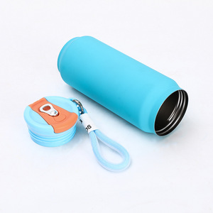 Nouvelle tasse isotherme en acier inoxydable 304, portable pour l'extérieur, avec corde de transport, couleur unie, pour la maison, gobelets à eau droits - Product Image 6