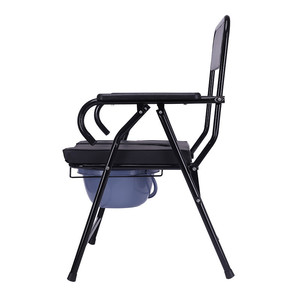 Foldable Commode <b>Chair</b> With Portable <b>Toilet</b> For Elderly And Pregnant Women Hospital <b>Chair</b> - Product Image 2