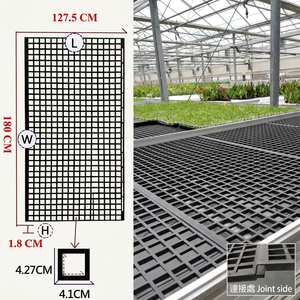 Grand banc de semis en plastique pour la plantation de légumes, fleurs et fruits - Noir, facile à assembler - Product Image 3