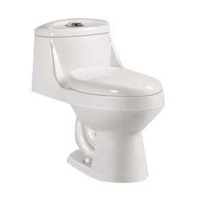 Inodoro con sifón cerámico integrado, descarga superior con doble botón, ahorro de agua, para casa y hotel - Product Image 4