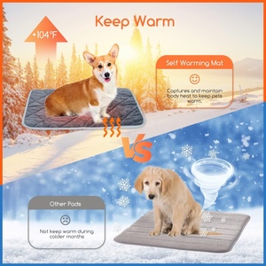 Tapis chaud pour chiens et chats <span class=keywords><strong>Couverture</strong></span> chaude pour animaux de compagnie Appareils pour animaux de compagnie Tapis de stockage de chaleur auto-chauffant chaud pour animaux de compagnie - Product Image 3