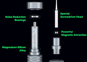 Kit de <span class=keywords><strong>tournevis</strong></span> professionnel pour mécaniciens, embouts magnétiques de précision pour le démontage de téléphones/tablettes, outils de réparation avec poignée antidérapante - Product Image 5