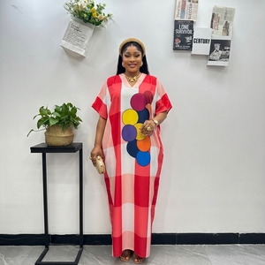 Nouvelle Robe Abaya Ample Décontractée pour Femmes Adultes Musulmanes, Style Ethnique Africain Bubu Dashiki Brodé, Collection Été 2025 - Product Image 6