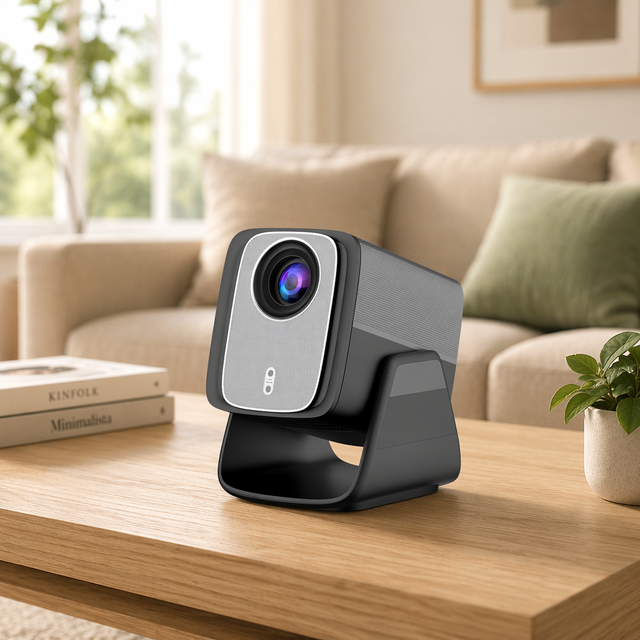 Wholesale Android 14 Native 1080P Smart Projector WiFi6 BT Auto Keystone Smart Video Projector Home Theater Projector