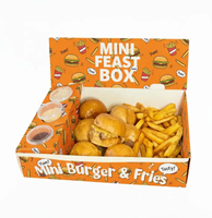 Boîte alimentaire en papier kraft de 1000 ml avec fenêtre transparente, étanche, pour plats à emporter, présentoir alimentaire, logo personnalisé, vente en gros