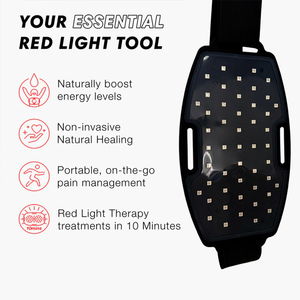 Multifunktionales Tragbares Rotlichttherapie-Panel mit 130cm Verstellbaren Gurten für Rücken und Gelenke - Product Image 6