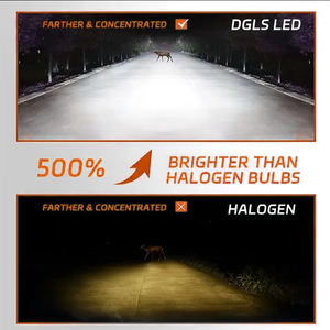 YUDING 50W CSP 3570 H9 Cob Auto Phare pour <span class=keywords><strong>Citroen</strong></span> 9003 HB1 Ampoule 4500LM Luminosité 4500K Jaune Faisceau Ampoule Type Focos Led Auto - Product Image 4