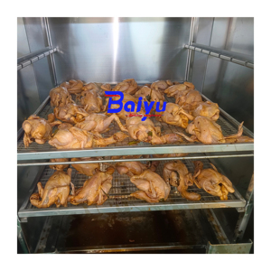 <span class=keywords><strong>Four</strong></span> à fumage industriel commercial Baiyu pour poisson, viande, saucisses avec contrôle automatique <span class=keywords><strong>de</strong></span> la température en acier inoxydable 304 - Product Image 6