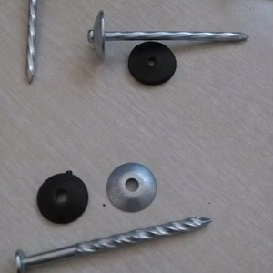 ลดราคาสุดๆ! ตะปูเหล็กชุบสังกะสีแบบลูกฟูกขนาด 9G 2 นิ้ว 2 1/2 นิ้ว 3 นิ้ว สำหรับยึดหลังคาโลหะ - Product Image 1