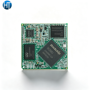 Placa Base Industrial HT Tronlong RK3568 Totalmente Nacional con Chip NPU de IA para Desarrollo de Cuatro Núcleos Cortex-A55 y Orificios Estampados - Product Image 1