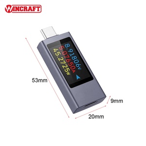 Medidor de Potencia Micro a Tipo C, Multímetro T30111, Precio de Fábrica, para Medición de Voltaje y Corriente en Tiempo Real, Cargadores de Teléfono, Bancos de Energía - Product Image 3