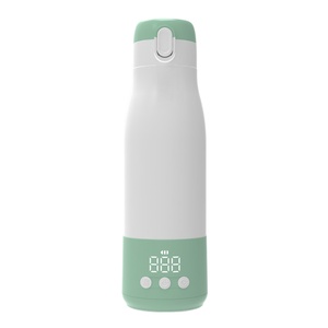 Calentador de Biberones Portátil Recargable por USB, Acero Inoxidable 316, Capacidad de 340 ml, Control Preciso de Temperatura para una Alimentación Rápida - Product Image 1