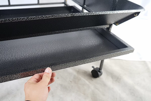 Vente en gros de 59 pouces de <span class=keywords><strong>cage</strong></span> à oiseaux africaine de luxe en acier inoxydable volière décorative pour canari pinson perroquet métal fer <span class=keywords><strong>cage</strong></span> pour animaux de compagnie - Product Image 5