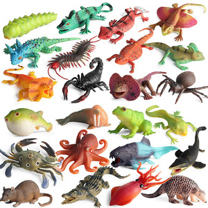 Juguete de Simulación Cognitiva TPR: Modelo de Animal Marino, Insecto, Dinosaurio, Pez Espumoso y Ratón para Apretar - Product Image 1