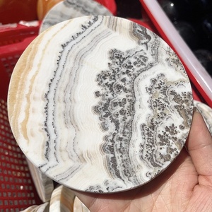 All'ingrosso naturale pietra preziosa dendritica Calcite cerchio fetta <span class=keywords><strong>di</strong></span> cristallo curativo per la decorazione della casa regalo - Product Image 2