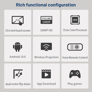 <span class=keywords><strong>Lecteur</strong></span> multimédia électrique en gros de 15,6 pouces, moniteur Android pour siège de voiture, moniteurs d'appui-tête, <span class=keywords><strong>lecteur</strong></span> <span class=keywords><strong>DVD</strong></span> de voiture Bluetooth pour enfants - Product Image 4