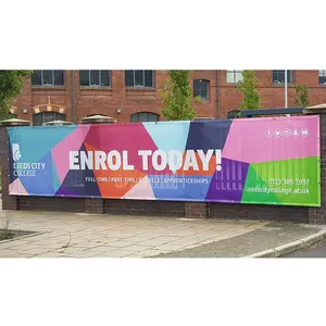 Customized Digital Print Outdoor Promotional Vinyl Advertising Banner