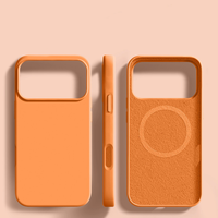 Coque Téléphone Magnétique pour iPhone 17 Pro, Étui en Silicone pour iPhone 17 Pro Max, Coque Magnétique pour iPhone 17 16 15 14 13 12 11
