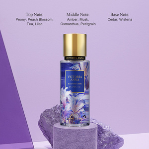Vente en gros Ensemble <span class=keywords><strong>parfum</strong></span> écologique brume et crème pour le corps pour femmes <span class=keywords><strong>Parfum</strong></span> floral Eau de toilette Cadeau de Noël Vaporisateur longue durée - Product Image 2