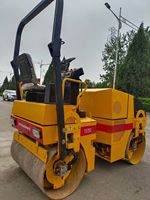 Compacteur routier d'occasion Dynapac CC122 CC211, rouleau vibratoire tandem de 2,5 tonnes, hydrostatique, 4 roues motrices, mini-compacteur routier, moteur DEUTZ