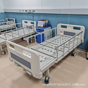Lit d'hôpital manuel Kerry, type métal ABS avec barreaux latéraux, pour hôpitaux et maisons de retraite - Product Image 5