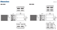Ordinateur industriel embarqué sans ventilateur Advantech UNO 3283G avec 2 emplacements d'extension PCI(e)