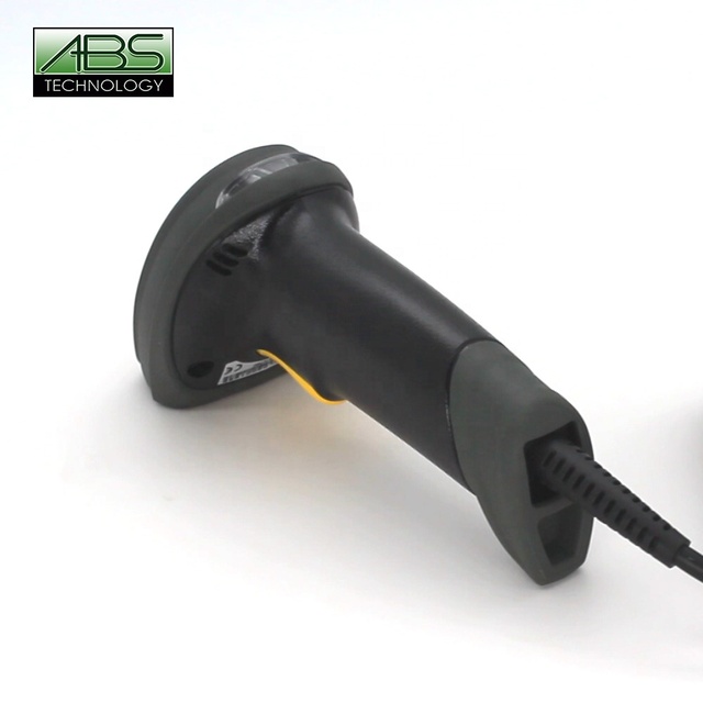 ABS1800 Professional Automotive USB Barcode Scanner for Cashier Supermarket & Bus Use-in Stock 1-Year Warranty Black/Gray