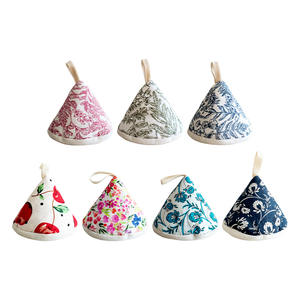 ฝาปิดหม้อป้องกันน้ำร้อนลวกแบบใหม่ ถุงมือกันความร้อนแบบหนาพร้อมลวดลายดอกไม้สำหรับใช้ในครัว - Product Image 2