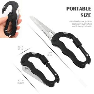Llavero Multiherramienta 5 en 1 Personalizado, Herramienta Plegable EDC con Gancho en Forma de D, Destornillador, Abridor - Product Image 2