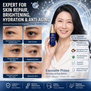 Sérum revitalisant pour <span class=keywords><strong>les</strong></span> <span class=keywords><strong>yeux</strong></span> infusé au beurre de karité et aux exosomes pour un soin hydratant intensif des <span class=keywords><strong>yeux</strong></span> - Product Image 3