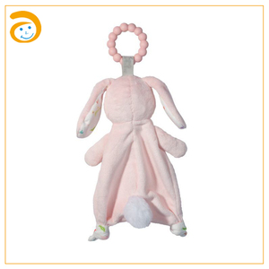 Couverture d'emmaillotage 2-en-1 pour bébé avec jouet animal en peluche, en mousseline de coton doux, doudou de sécurité, pour nouveau-né, berceau et poussette - Product Image 4