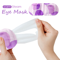Masque oculaire auto-chauffant à la vapeur jetable, anti-lumière, thérapie thermique, anti-fatigue, pour les voyages d'affaires