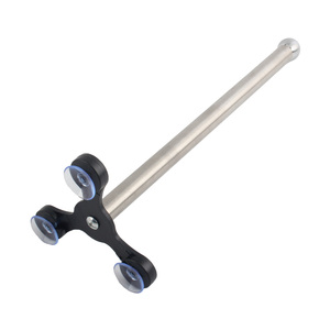 Modern Stainless Steel <b>Kitchen</b> <b>Paper</b> Towel Holder Suction Cup Vertical Dish Cloth Drying Stand Rag Countertop Storage Rack - Product Image 2