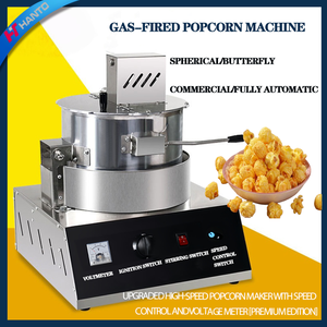 Máquina Portátil de Palomitas de Maíz a Gas y Eléctrica para Puestos y Tiendas, Produce Automáticamente Deliciosas Palomitas de Maíz en Forma de Bola de Caramelo - Product Image 2