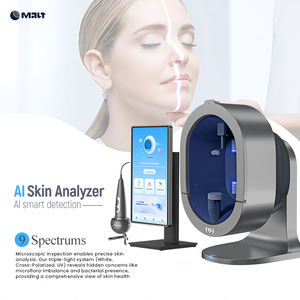 Smart <span class=keywords><strong>Skin</strong></span> <span class=keywords><strong>Analyzer</strong></span> 3D Scanner Facial AI Hair Scalp <span class=keywords><strong>Analyzer</strong></span> Uso Doméstico Alta Definição <span class=keywords><strong>UV</strong></span> Umidade Teste Digital Portátil - Product Image 1