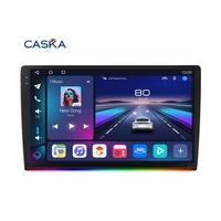 Autoradio Android Caska 9''/10'' 6+128G 8 cœurs, montage sur tableau de bord, radio de voiture, panoramique 360°, CarPlay sans fil, Android Auto, 1 an