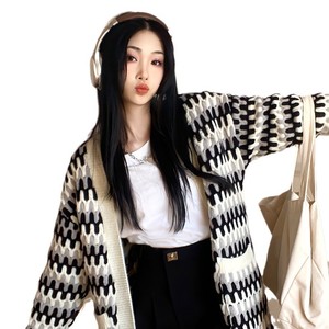 <span class=keywords><strong>Cardigan</strong></span> Casual in Cashmere di lana lunga per donna maglione lavorato a maglia da donna per la stagione <span class=keywords><strong>invernale</strong></span> - Product Image 6