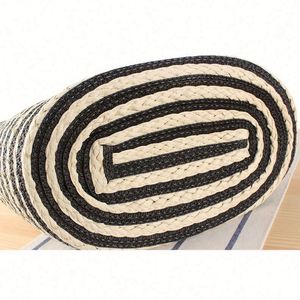 Sac à bandoulière rayé en papier tressé grande capacité pour femme, idéal pour les vacances à la plage – Vente en gros - Product Image 6