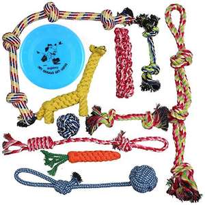 Lot <span class=keywords><strong>de</strong></span> 10 jouets en corde <span class=keywords><strong>de</strong></span> coton durables pour chien Assortiment <span class=keywords><strong>gratuit</strong></span> <span class=keywords><strong>de</strong></span> jouets pour chien à mâcher <span class=keywords><strong>2022</strong></span> - Product Image 4