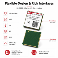 Módulo de Comunicación Inalámbrica SIMCom SIM7600E-H 4G LTE Cat 4 LCC con GNSS SIM7600E-H