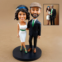 Bobblehead personnalisé à partir de photo, figurine 3D réaliste de fille cool, portrait personnalisé, cadeau créatif